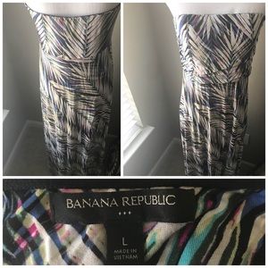 Banana Republic Maxi Dress Sz L EUC